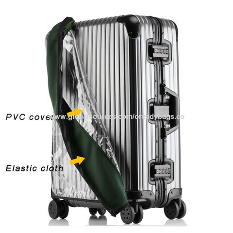 Funda de Equipaje con Cremallera de PVC Personalizada, Protector de Maleta de Tela Transparente para Trolley for sale at factory direct price
