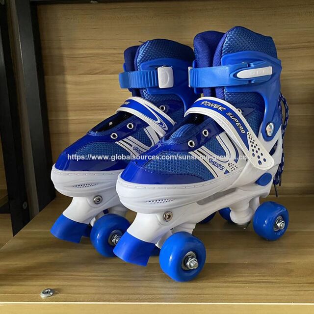 Vente en gros d'usine Patins à roulettes en PVC à 4 roues clignotantes, patins à roues alignées de toutes tailles, chaussures de patin pour enfants, chaussures de patin pour femmes for sale at factory direct price
