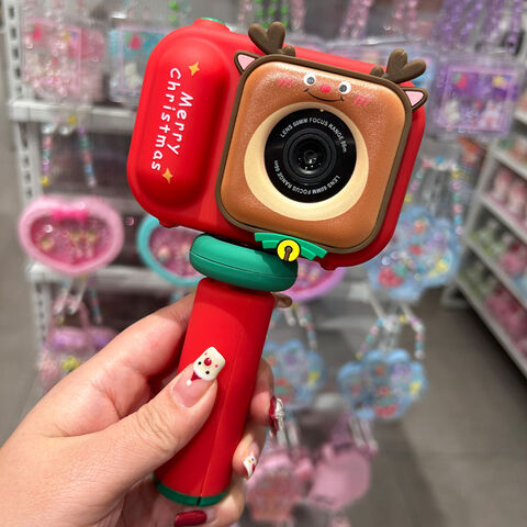 Kamera digital definisi tinggi anak-anak, kamera ganda 4800W 2.4 inci, dengan tripod dan lanyard, kamera mini