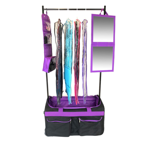 Mala de dança fashion HS com rodas para guarda-roupa, mala de viagem de dança com guarda-roupa, mala de dança para adultos for sale at factory direct price