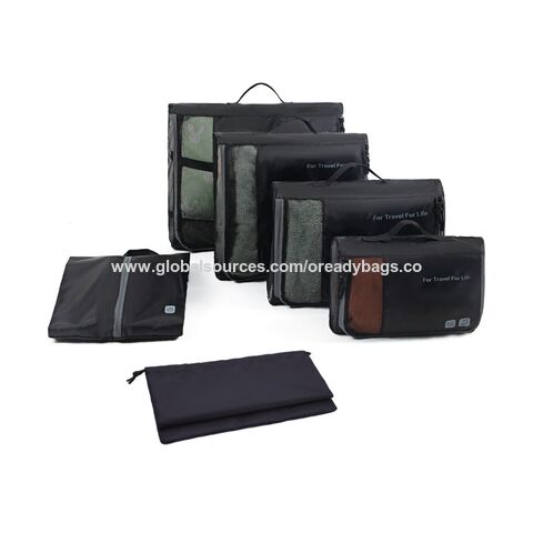 Conjunto de 6 organizadores de bagagem para viagem, impermeáveis e leves - Cubos de embalagem para viagens for sale at factory direct price