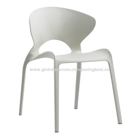 Sillas de comedor apilables de plástico, diseño moderno y económico para uso recreativo for sale at factory direct price