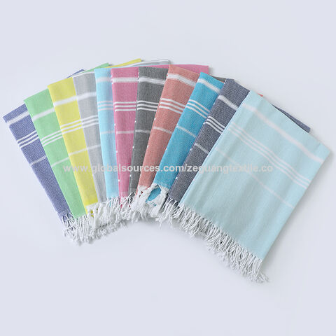 Stark Und Weich LUCIDUS Turkish Beach Towel - 100% Cotton, 40x70 Inches, Quick Dry, Sand Free, Lightweight (Fuchsia)
