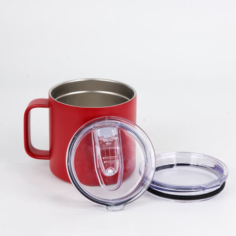 Tasses à café isothermes en acier inoxydable 414 ml/473 ml, conception durable à double paroi pour maintenir les boissons à la bonne température lors de vos déplacements