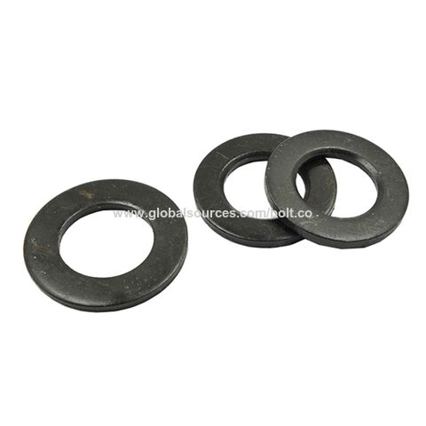 Rondelle plate 3-1/4" en acier au carbone, finition oxyde noir, DIN 125A 125B, 100HV 140HV