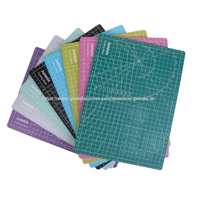 حصيرة تقطيع PVC ملونة مخصصة A1/A2/A3/A4/A5، نقش فولاذي بأدوات الحفر، مجموعات أدوات DIY للأطفال، قرطاسية for sale at factory direct price