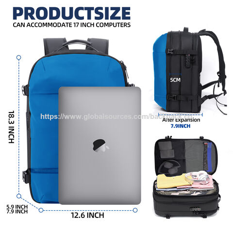 60l backpack travel computer Extra Large Laptop Backpack, 22" x 17" x 10", Capacity, Multi-Compartment Protection, Fits 15.6-19" Laptops, TSA Approved, RFID Anti-Theft, Sport : Electronics Pack smarter with the Aero Vacuum Compression Backpack a vacuum 60l Large Capacity Airbag Backpack