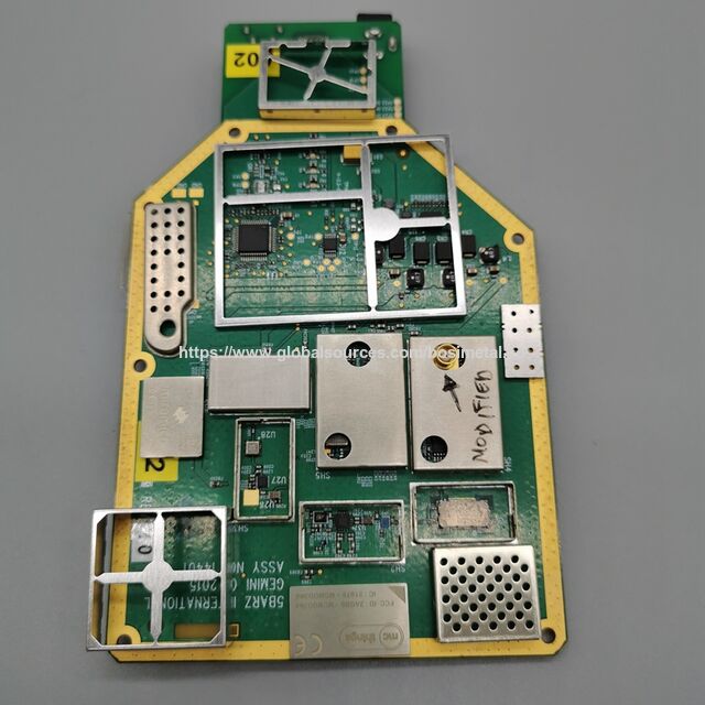 Kundenspezifische Metallstanzteile, Edelstahl, Dosenstanzteil, PCB EMI HF Metallgehäuse Abschirmung