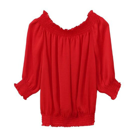 Blusas de moda para mujer, varios estilos y colores disponibles al por mayor for sale at factory direct price