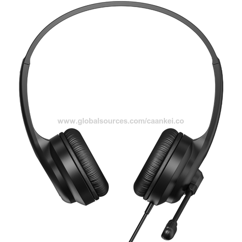 CAANKEI Auriculares con Cable y Micrófono para Llamadas Claras, USB 3.5mm Tipo C con Cancelación de Ruido ENC para Reuniones, Conferencias, Juegos, Ordenador y Portátil