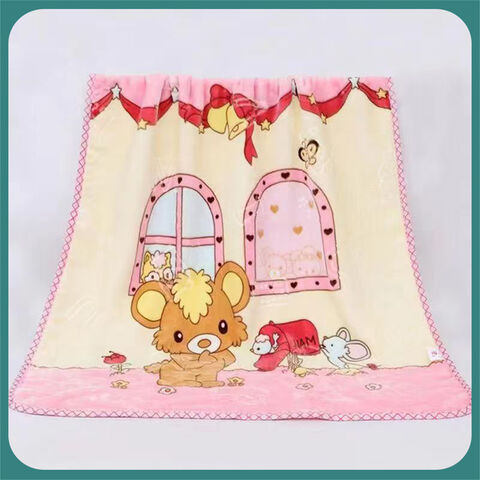 Baby Blanket In Winter Variety Blue Colour 42x34 Inches