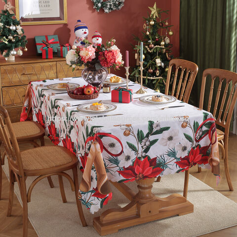 Factory Price Round Tablecloths & Rectangle Table Linen Custom Size $1. ...