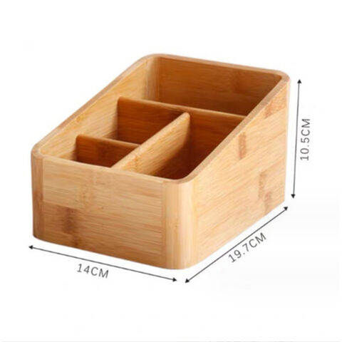 Modern minimalist storage partition desktop cosmetic wood box JX