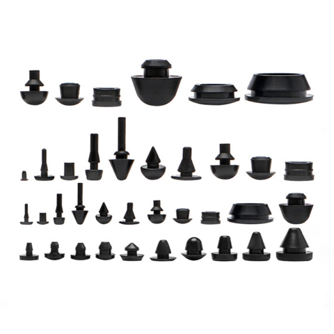 Bouchons d'ongles en caoutchouc de silicone personnalisés, bouchons de trous en caoutchouc, bouchons en silicone USB et autres accessoires JX