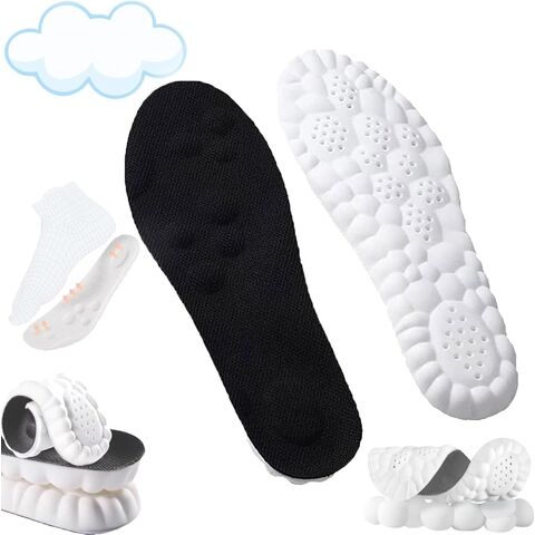 4D Cloud Technologie Einlegesohle - Superweiche Ultra-Komfort Einlegesohlen, 4D Sportschuhe Einlegesohlen, Akupunktur Massage Einlegesohle für Fuß & Gelenke