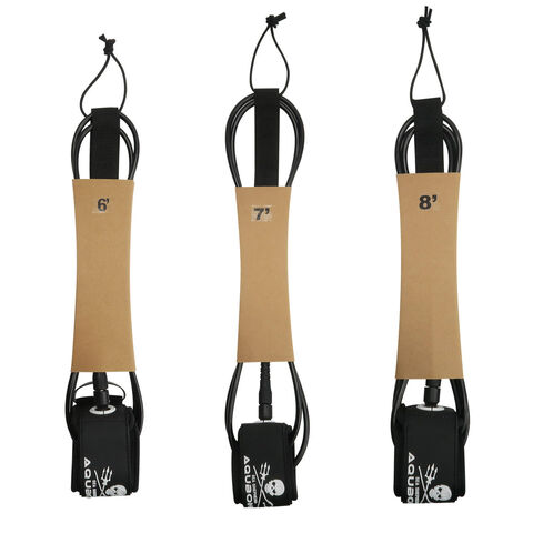 Leash de Surf Réglable 6/7/8ft avec Manchette de Cheville Premium - Accessoires de surf en gros for sale at factory direct price