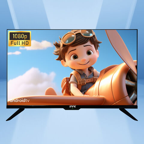 Cheap Accept Custom 4K Android Flat Screen TV smart 32 43 50 55 65 75 inch Big Size Led TV Smart TVs for sale at factory direct price