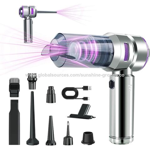 Kabelloser Mini-Handstaubsauger für Auto mit 3-Gang-Brushless-Motor, Starke Saugkraft, Tragbarer Staubsauger