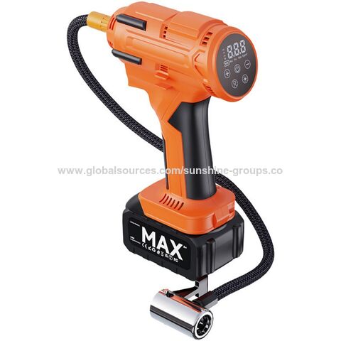 Compresor de Aire Inalámbrico Portátil Bomba de Inflado de Neumáticos Infladores de Neumáticos Inflado Rápido/Carga y Parada Automática Neumático Preestablecido for sale at factory direct price