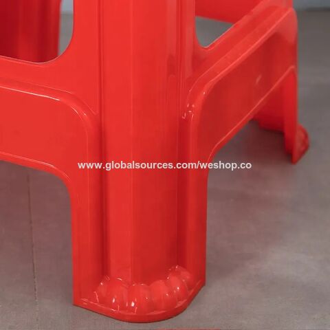Hocker Bequemer, rutschfester, verdickter, moderner Stuhl, Hocker, stark belastbar, chinesischer, hoher Plastikhocker, Sitz