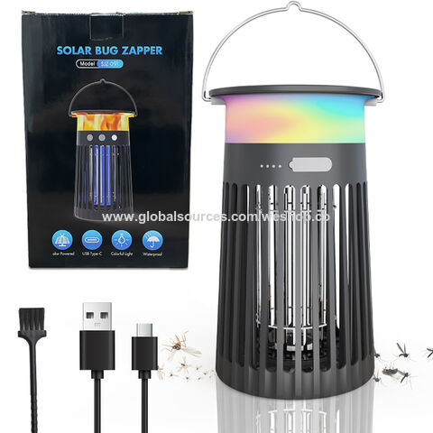 Lampe Anti-Moustique Électronique avec Veilleuse, Répulsif Anti-Moustique Puissant, Pièges de Contrôle des Nuisibles Électroniques pour B2B