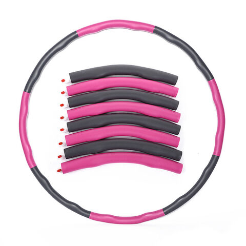 Cerceau de Hula Hoop Pondéré Personnalisé, Populaire sur Amazon, Huit Sections, Hula Hoop en Mousse, Équipement de Cardio d'Extérieur pour Adultes for sale at factory direct price