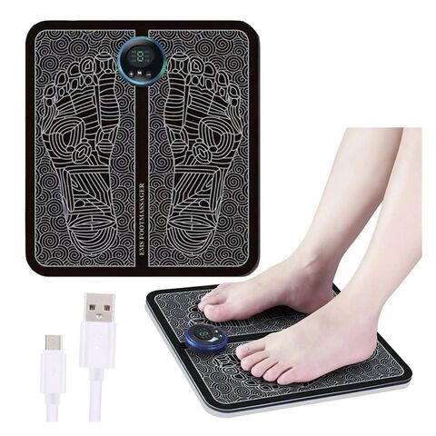 Productos Calientes 2024 TENS Masajeador de Pies Estimulador Muscular Alfombra de Masaje EMS Vibratorio Eléctrico Masajeador de Pies Eléctrico
