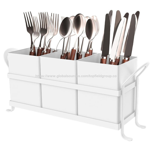 Elegante, vielseitige Picknick-Besteckkiste, moderne Aufbewahrungslösungen für Arbeitsplatten, Küchenutensilien- und Besteckhalter