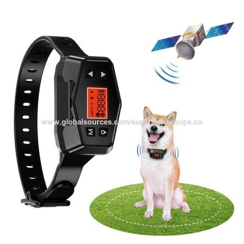 Sistema Portátil de Adiestramiento Canino con Collar de Descarga Eléctrica y Valla de Contención para Mascotas, Inalámbrico, GPS, para Exteriores