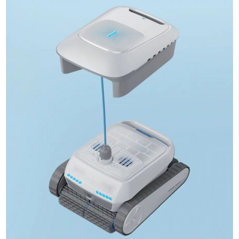 Robot Limpiafondos Inalámbrico con Navegación Automática y Batería de 10400mAh