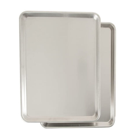 Plaques de Cuisson Rectangulaires en Acier Inoxydable GU, Demi-Format Commercial, Lot de 2 for sale at factory direct price