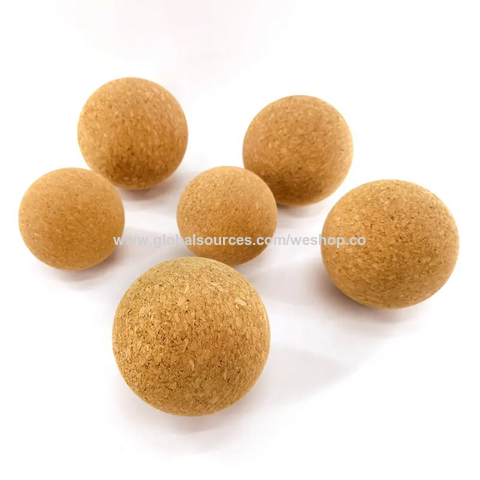 Massagebälle Umweltfreundlich Hochwertige Premium Korkball Fußmassagebälle für Geschenk Natürliche Hebei Schrumpffolie Fitness Yoga Übung Natu