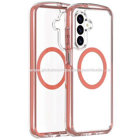 Soonleader Coque de Téléphone Transparente Antichoc avec Airbag pour Samsung A26, Housse avec Forte Attraction Magnétique
