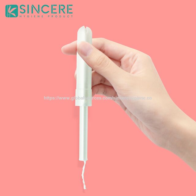 Großhandel Hochwertige Tampons und Binden mit individuellem Logo, weiche Bio-Tampons für die Menstruation, Einwegtampons mit Applikator