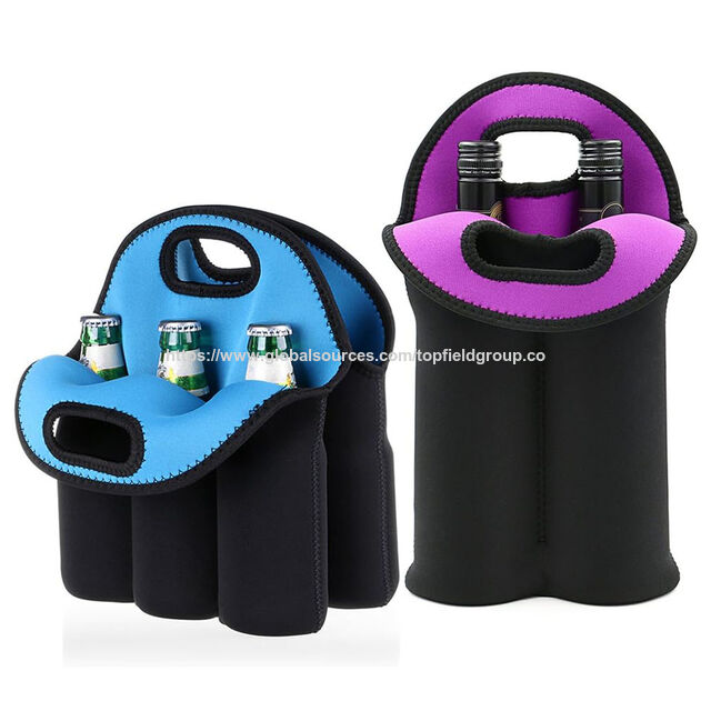 Bier Wasser Dosen Träger Tragetasche Flaschenhalter Reise Isoliert Wein Flasche Caddy Neopren Getränk Wein Wasser Tragetaschen Flaschenkühltasche
