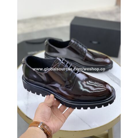 Formelle Herren Lederschuhe für den Sommer, runde Zehenpartie, britische Freizeitschuhe für Herren, trendige Schuhe for sale at factory direct price