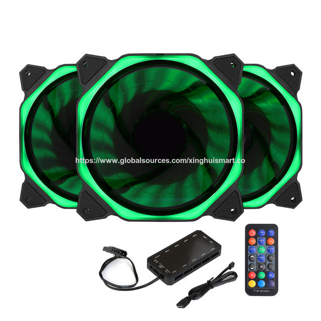 Ventiladores RGB con controlador for sale at factory direct price