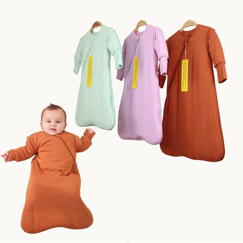 كيس نوم للأطفال من القطن بأكمام طويلة وسحاب، 2.5 Tog - بيع بالجملة for sale at factory direct price