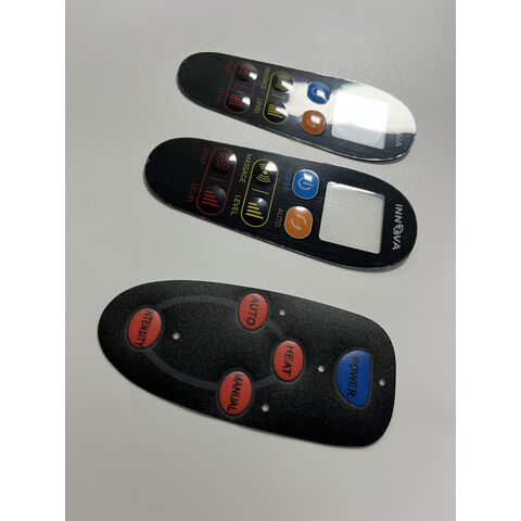 Customized Screen Printing Pmma Namplate Graphic Overlay Film Panel ...