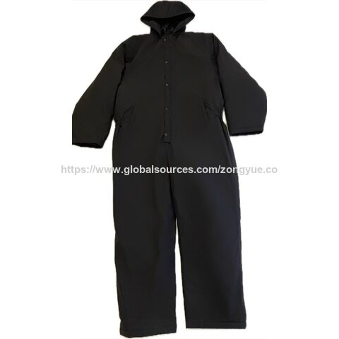 Maßgeschneiderter 25-Jahre neuer Baumwoll-Overall mit lockerem, schlankmachendem Schnitt, langen Ärmeln, weitem Bein, minimalistisch, Unisex-Arbeitskleidung