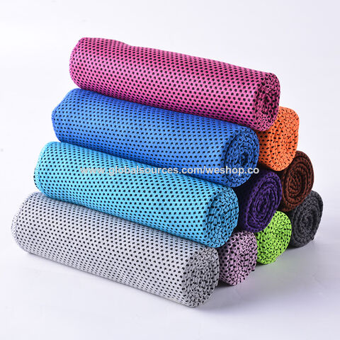 Serviettes de sport Rafraîchissante Serviette de refroidissement Serviette de gym portable Serviette de sport à séchage rapide Logo de conception personnalisée Super Sport Glace instantanée K for sale at factory direct price