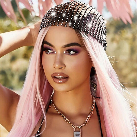 Novas Tendências Strass Stretch Sexy Recortes Moda Chapéu de Rede de Pesca