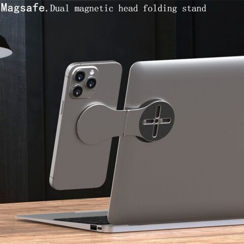 Soporte Magnético Desmontable para Teléfono, Laptop y Coche, Soporte de Escritorio Plegable para Teléfono, Adaptador Ajustable Magnético para Trípode de Teléfono for sale at factory direct price