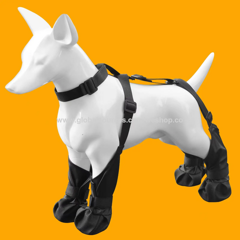 Haustierschuhe Wasserdichte Verstellbare Hundeschuhe Atmungsaktive Schuhe für Haustiere für Outdoor-Spaziergänge Pfotenschutz