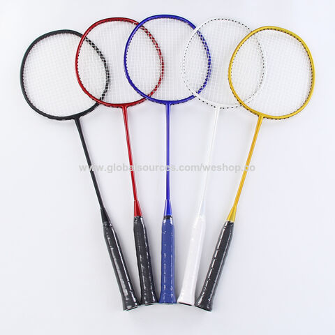 Raquettes de badminton Prix Équipement de raquette de badminton à vendre Ventes chaudes Ensemble de raquettes de badminton avec sac de transport raquette de badminton simple for sale at factory direct price