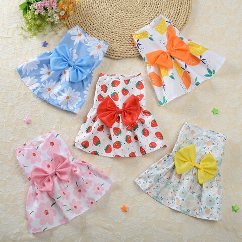 Sommer Blumen kleid Hunde Haustier Katzen alle Größen alle Arten auf Lager for sale at factory direct price