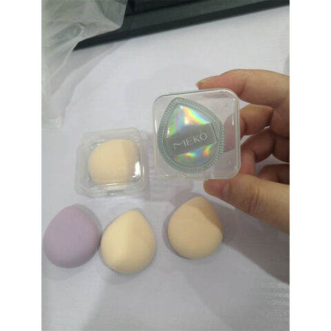 Houppette de Poudre Cosmétique de Maquillage de Haute Qualité, Éponge Personnalisable en Gros for sale at factory direct price