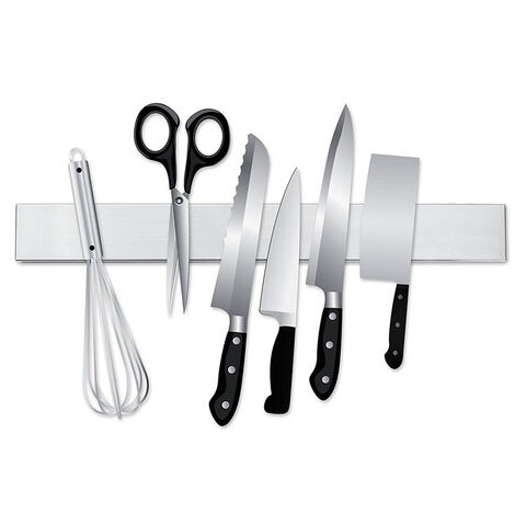 16 18 24 Inch Stainless Steel Magnetic Knife Holder For Kitchen Holding ...