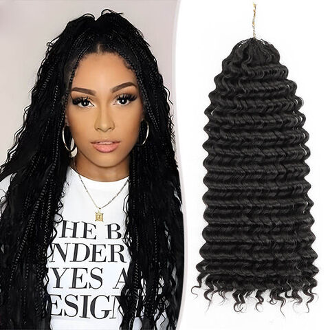 Extensões de Cabelo Humano com Ponta de Pena para Tranças de Crochê por Atacado, 100% Cabelo Brasileiro Virgem Não Processado for sale at factory direct price