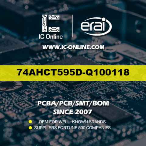 NOVA 74AHCT595D-Q100 Seriell-Parallel-Ausgang Logik IC ERAI-Mitglied PCBA Design/Lösung